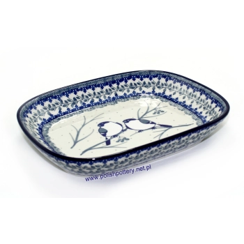 Półmisek średni dek. U4830X Białe Gile